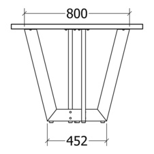 Podnož k jídelnímu stolu HERTZ 200 - černá - 95710_04.jpg