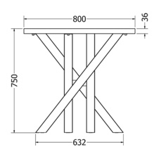 Podnož k jídelnímu stolu DAKOTA 150- černá - 95638_04.jpg