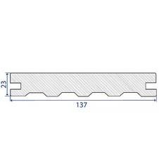 Terafest Prkno 137 Classic RUSTIC Palisander PLUS 22x137x4000mm - 03995_01.jpg