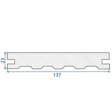 Terafest Prkno 137 Classic NATUR Mahagon 22x137x4000mm - 30637_01.jpg