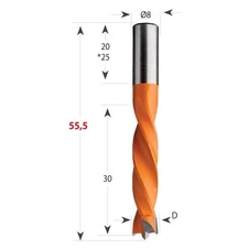 VRTÁK KOLÍKOVACÍ NEPRŮCHOZÍ D8 x 30- L55,5 PRAVÝ - 05495_01.jpg